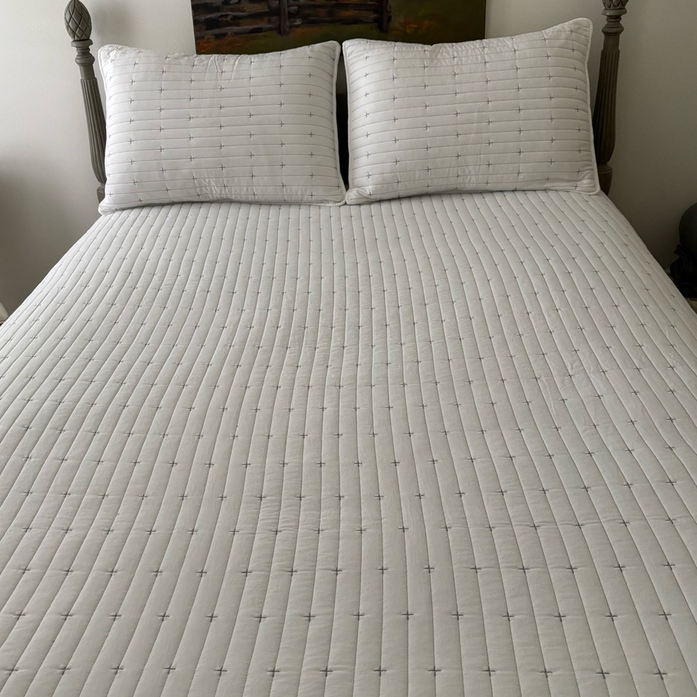 Full/Queen Coverlet + Shams